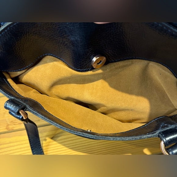 ‼️SOLD OUT‼️‼️Patricia Nash Vintage ‘Kimono’ Tote Bag with Navy Leather Trim - Picture 3 of 13